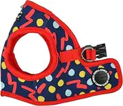 Puppia FETE Step-in Vest Dog Harness No Choke No Pull Walking Training for Small and Medium Dog - RED - M
