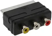 MagiDeal 2X 20 Pin Video Audio Adpater Converter to 3 RCA Adapter for Allows You to Use The 3RCA AV Cable TV's Input
