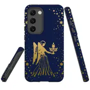 For Samsung Galaxy S23+ Plus Case Shielding Cover, Virgo Drawing