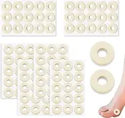 90 Pcs Corn Cushions for Toes and Feet, Round Shapes Self-Stick Adhesive Latex Foam Pads, Corns, Blisters and Feet From Pressure and Friction, Callus Cushions for Foot Comfort and Pain Relief