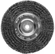 Century Drill & Tool 76863 Crimped Wire Bench Grinder Wheel, 6" Fine
