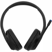 Belkin SoundForm Inspire Wired/Wireless Over-the-ear Stereo Headset - Black - Binaural - Ear-cup - 914.4 cm