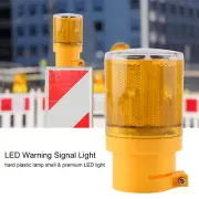 LED Warning Signal Light Solar Power Emergency Security Alarm Strobe (Yellow)