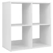 Giantex 4-Cube Open Display Shelf Storage Bookshelf Free-standing Bookcase White