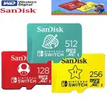 SANDISK 任天堂 閃迪 NINTENDO SWITCH MICROSD 4K U3 V30 C10 100MB/1