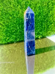 Sodalite Obelisk Tower, Metaphysical Crystal Tower, Healing Crystal Tower