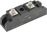 Bridge Rectifier, 100A 1600V 2 Terminal Power Rectifier Diode Electronic Components, Rectifier Power Module with Copper Plate Cooling, Diode Rectifier Module