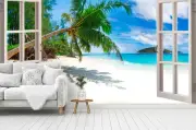 Bright Sunshine Oaks Self-adhesive Bedroom Wallpaper Removable Wall Murals Photo