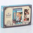 DIY Book Nook Kit 3D Wooden Puzzle Bookshelf Insert Decor with Light DIY tycvu