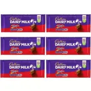 935441 6 x 120g BLOCK OF CADBURY DAIRY MILK DAIM CHOCOLATE BLOCK