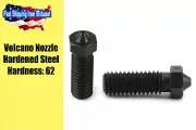 Hardened Steel Volcano Nozzle for Volcano Hotend .4mm, .6mm, .8mm, 1.0mm, 1.2mm