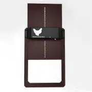 New Automatic Chicken Coop Door, Waterproof Automatic with Light Sensor Battery Operated Induction Chicken Coop Door (Brown)