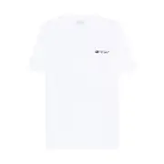 [Off-white] Off-white Logo-embroidered T-shirt M WHITE