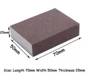 12 Pcs Sanding Sponge Blocks Wet and Dry Hand Sanding Blocks-Wood Metal 60 Grit