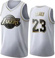 BMSD Short Sleeve Summer T-Shirt NBA Lakers White Jersey Printed Men Basketball Half Sleeve Vest Sports Pullover