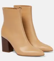 [Gabriela Hearst] Gabriela Hearst Rio leather ankle boots AU 9 beige