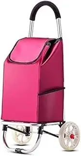 Shopping Trolley Shopping Cart Foldable Shopping Trolleys Shopping Trolley Foldable Stair Climbing Shopping Cart Lightweight Shopping Trolley Load-Bearing 50 Kg Aluminum Alloy Material Hand Truck