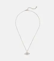 [Mateo] Mateo Eye of Protection 14kt gold necklace with diamonds One Size gold
