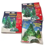 The Beadery Yuletide Trees Ornament Kits 3 Vintage Kits, Unopened Makes 9 Trees