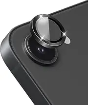 T Tersely [2 Set] Camera Lens Screen Protector for iPhone 16e 2025, 9H Transparent Camera Tempered Glass Grade Protective Cover - Black