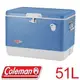 【Coleman 美國 51L 清澈藍經典鋼甲冰箱】CM-04937/行動冰箱/保冷冰箱/悠遊山水