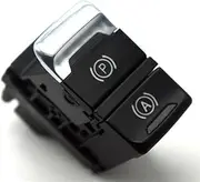 Parking Brake Button Compatible with for A4 for S4 B8 Q5 A4 for Allroad for Quattro A5 2008 2009 2010 2011 2012 2013 2014 Electronic Handbrake Switch Parking Hand Brake