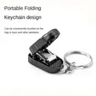 Car Key Decor Mini Nail File Stainless Steel Fingernail Clipper Unisex