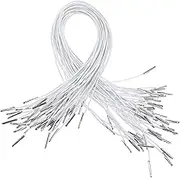 TEMPNAP 50Pcs Elastic Ropes for Projects Durable Hat and Mask Fixing Bands Versatile Elastic Barbed Cord for Home Crafts and Family Activities