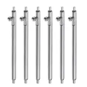 6pcs Quick Release Spring Bar 1.5mm Dia 23mm Width Stainless Steel Watch Pins