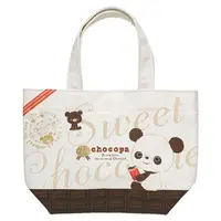 在飛比找PChome24h購物優惠-San-X 巧克貓熊變身系列布面提袋(小)