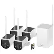 Swann Max Ranger 4K Camera 4 Pack with 64 GB SD Card