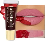Peel Off Lipstick | Peel-Off Colored Lip Stain Gloss for Girls - No Smudge, No Fade Lip Stain, Just Peel Away and Look Beautiful Pochy