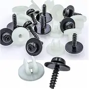 CHENGHAO Car Accessories 10 Sets T30 Torx Head Under Engine Shield Screw Grommet Set Fit for Ford Vehicles Screw Grommet