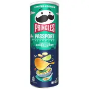 PRINGLES PASSPORT Thai Style Green Curry Flavor Potato Chips 165g 5.8oz