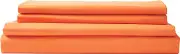 Cotton Queen Size Sheet Set Orange 4 Piece - Hotel-Quality Cotton Sheets Queen Size Bed Set, Soft & Breathable Cotton Bed Sheets Sets with Deep Pocket fit Upto 16 inch
