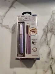 Finishing Touch Flawless Brows 18K Gold Plated Hair Remover Purple NEW All Skin