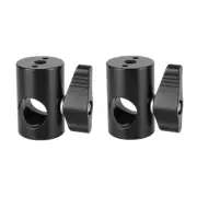 2Pcs CAMVATE 16mm Light Stand Head Adapter with 1/4" Female Thread for Boom Arm