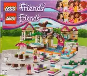 LEGO New Instruction 41008 FRIENDS Heartlake City Pool Manuals 1-2 Only