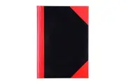 Cumberland Notebook A4 Black & Red