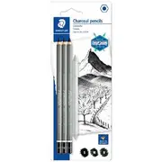 Staedtler Mars Lumograph Charcoal Pencils 4 Pack