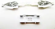 Lb Rb Bumper Button Home Guide Surround Replacement Compatible with Xbox Series X Controller White (1pc)