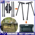 Folding Camping Table Legs Metal DIY Workbench Legs for Outdoor Camping(Two Set)