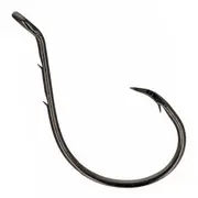5 Packets of Eagle Claw Lazer Sharp L2196 Black Platinum Circle Baitholder Hooks
