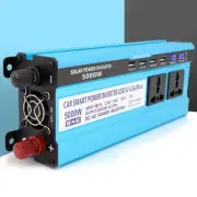 5000W Inverter DC12V To AC220V Voltage Convertor Transformer Solar Double LCD