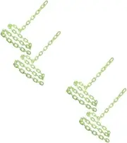 Alipis 2sets Luminous Halloween Chains Plastic Props for Party Decorations Cosplay Accessory Glow in Dark 2pcs*2