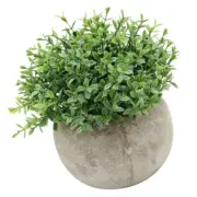 Mini Decorative Plastic Artificial Plants Grass in Pot for Decor