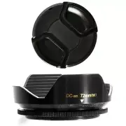 72mm Wide Flower Lens Hood and Lens Cap for Canon EOS 7D 50D 5D 60D 600D T3i, US