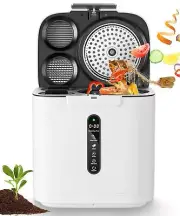 Electric Composter for Kitchen, 4L Compost Bin, Odorless Indoor Composter，Eff...