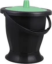 Portable Urine Pot with Lid Convenient Travel Urinal for Adults Durable Plastic Design for Camping Emergency Use Home Spittoon Bucket for Easy Cleaning