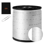 Polyester Pull Tape, 1.9 cm x 160.9 m Mule Tape Flat Rope, 1134 kgf Tensile Capacity, Printed Webbing Cable Pulling Tape for Packaging, Gardening, Commercial Electrical, Conduit Work,